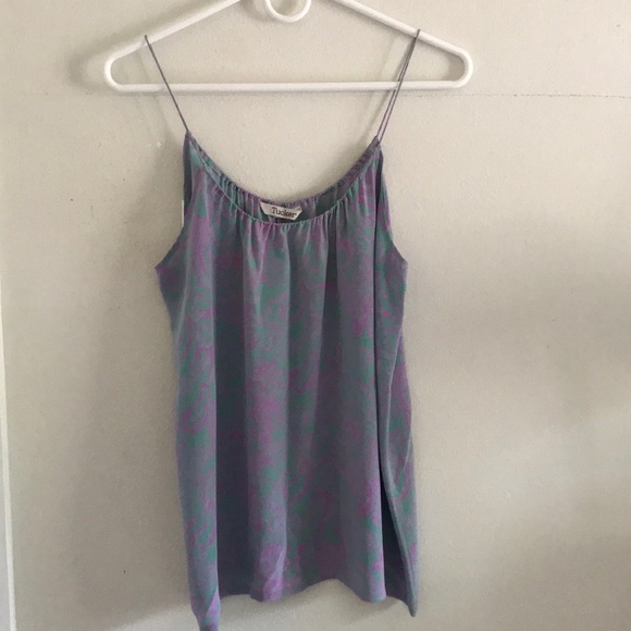 Tucker by Gaby Basora 100% Printed Silk Cami - Picture 2 of 4